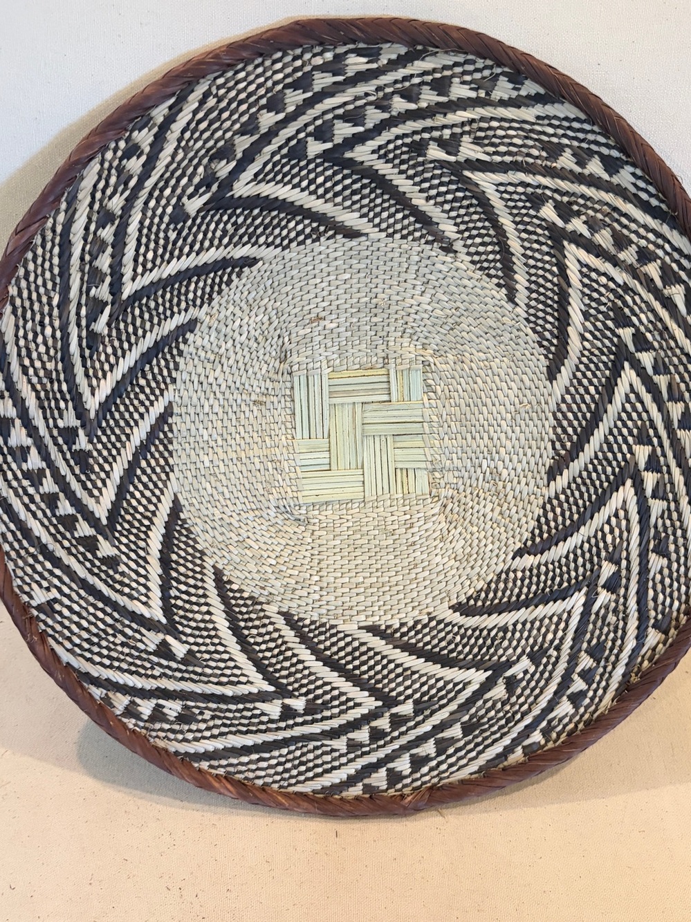 NEW Africa Woven Basket. Made by the Binga people of Zambia/Zimbabwe